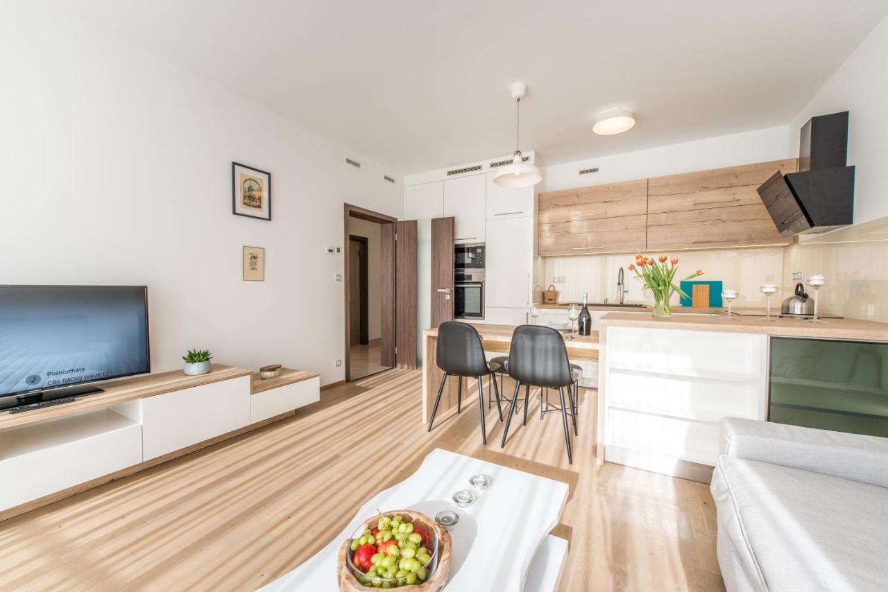 Mozart Central Apartments With Garage 布拉格 外观 照片